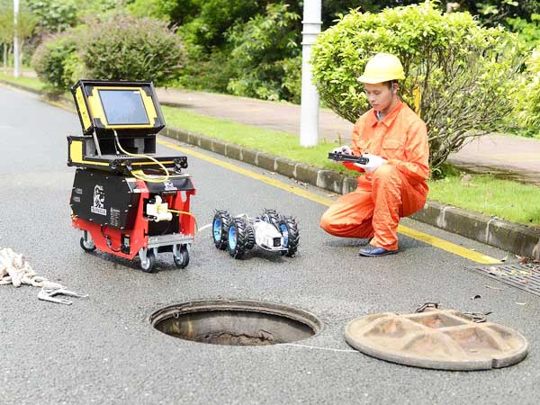 墨江管道机器人检测